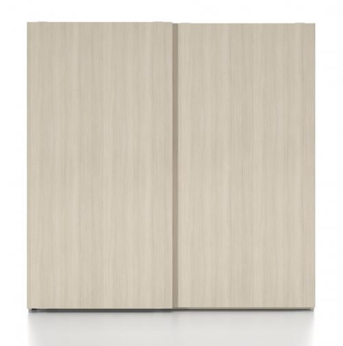Wardrobe with two sliding doors in colour Roble