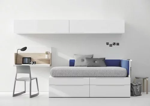 Minimalistic junior rooms with furniture from our NEST collection