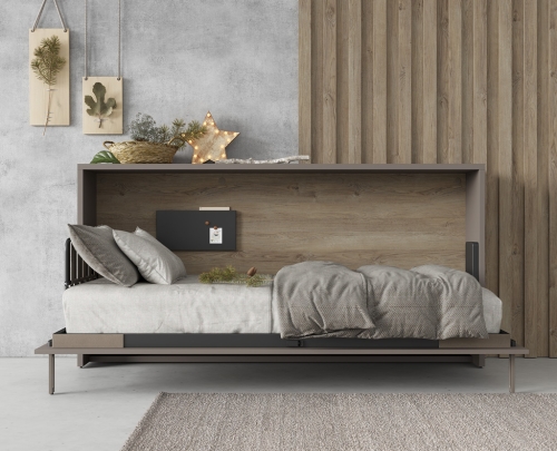 Up&Down wall-bed in Tórtora and Maya finishes