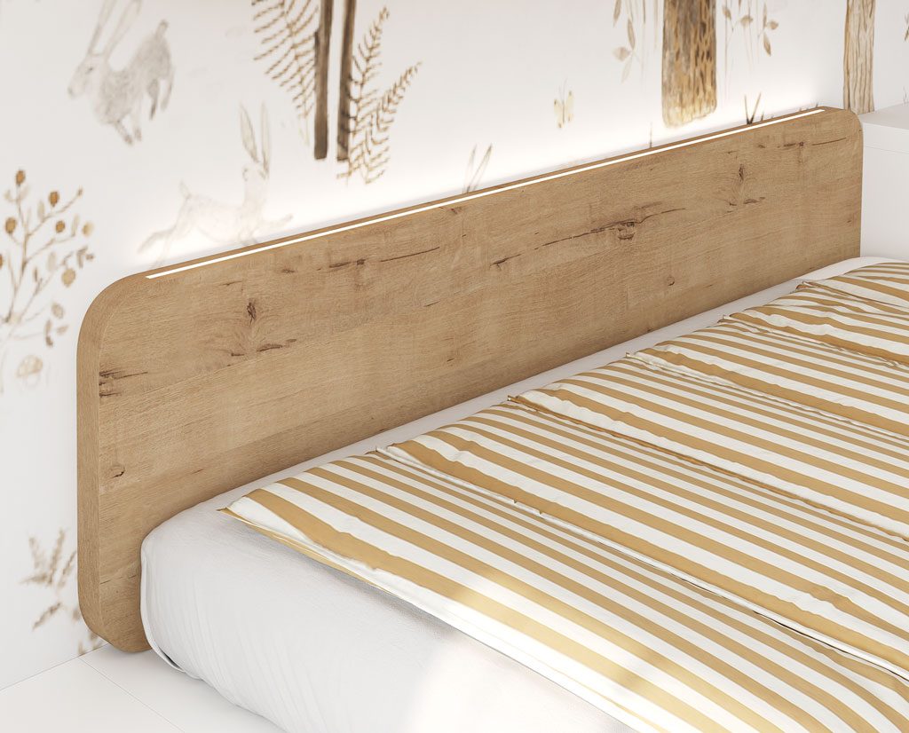 ROUND wall headboard 5 cm thick with LED ROUND wall headboard 5 cm thick with LED