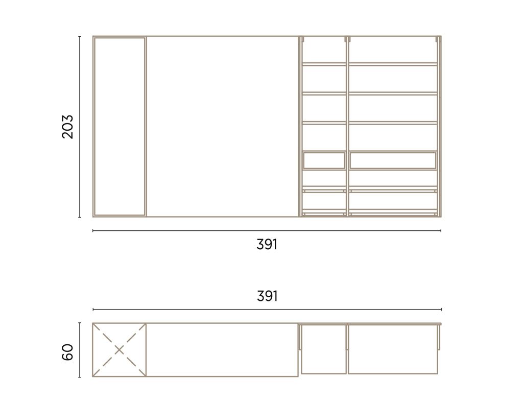 Measurements of this bedroom with fold-down bed Measurements of this bedroom with fold-down bed