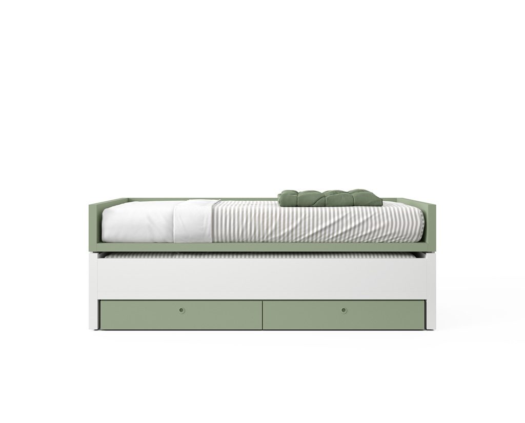 Bunk bed with two drawers
