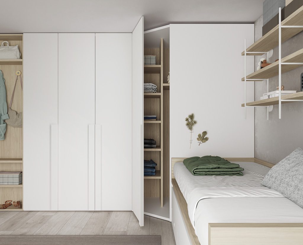 Option with Lounge corner walk-in wardrobe